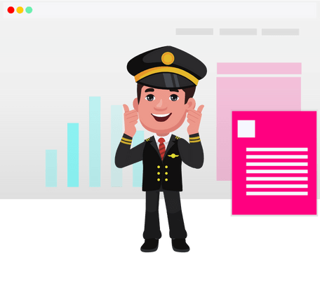 Girl infront of test